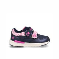 Zapatilla Niña Bubblegummers Speed Lite Azul Marino - Fucsia