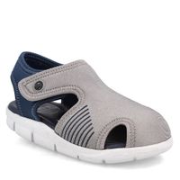 Sandalia  Niño Bubblegummers Bentley Gris-Azul