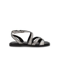 Sandalia Mujer Bata Taylor Plateado