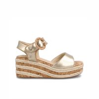 Sandalia Mujer Bata Cordelia Dorado