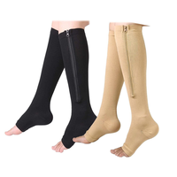 Medias Compresion Vital Socks 2 pares Beige + 1 Negro