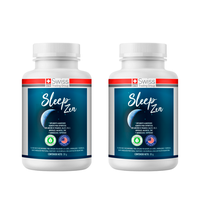 Pack x 2 Suplemento Alimenticio Sleep Zen Con Magnesio Vitaminas B6 y B12 Contra el Insomio 60 caps