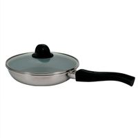 Sartén de Acero Inoxidable Interior Cerámico Antiadherente Libre de BPA XTREM COOK STEEL 28 cm