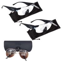 Set 2 Anteojos Power Zoom Max Anteojos con luces LED Integradas Resistentes + Lentes de Sol