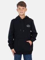 Poleron Canguro Kelani Negro Infantil Maui And Sons