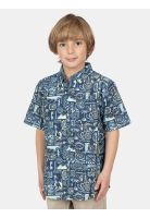 Camisa MC Tropava Multicolor Infantil Maui And Sons