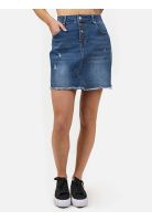 Falda 5L644 Mujer Azul Maui and Sons