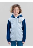 Poleron FZ Everflow Gris Infantil Maui And Sons