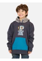 Poleron Canguro Shore Azul Infantil Maui And Sons