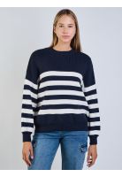 Sweater Silvae Azul Mujer Maui And Sons