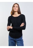 Polera ML Sicilia Negro Mujer Maui And Sons