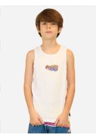 Polera S/M Felix Blanco Niño Maui And Sons