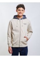 Poleron FZ Flux Beige Infantil Maui And Sons