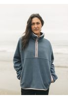 Poleron Polar Spray Green Celeste Mujer Maui And Sons