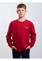Polera ML Riptide Rojo Infantil Maui And Sons