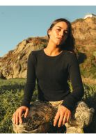 Polera ML Cerdeña Negro Mujer Maui And Sons