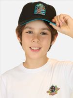 Jockey Canvas Sun & Shark Negro Niño Maui And Sons