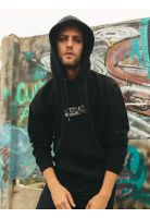 Poleron Canguro Saudade Negro Hombre Maui And Sons