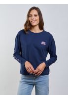 Polera ML Islandia Azul Mujer Maui And Sons