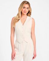 Blusa Guess Mujer Sl Theoline Perfect Vest Blanco