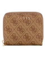 Billetera Laurel Ii Slg Small Zip Around Café Marrón