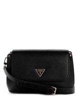 Cartera Guess Mujer Meridian Ii Flap Crossbody Negro
