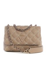 Mini Cartera Guess Mujer Giully Ii Mini 2 Comp Cvrt Flp Café Claro