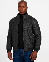 Chaqueta G Chain Quilted Negro Mujer