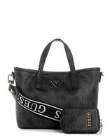 Mini Cartera Guess Mujer Latona Ii Mini Tote Gris Oscuro