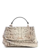Cartera Guess Mujer Melinda Handle Flap Blanco Invierno