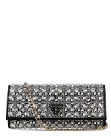 Cartera Guess Mujer Elsie Clutch Negro