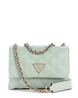 Mini Cartera Guess Mujer Giully Ii Mini 2 Comp Cvrt Flp Celeste