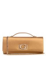 Cartera Guess Mujer Zalina Handle Clutch Dorado