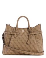 Cartera Guess Mujer Yesba Girlfriend Satchel Café Claro