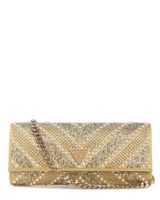 Cartera Guess Mujer Elsie Clutch Dorado
