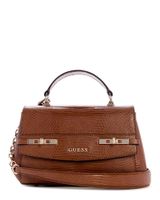 Cartera Guess Mujer Melinda Handle Flap Café