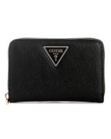 Billetera Guess Mujer Laurel Ii Slg Med Zip Around Negro