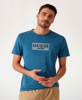 Polera Guess Hombre Ss Cn Box Tee Gris oscuro