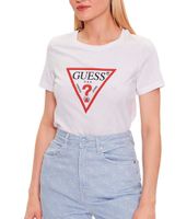 Polera Guess Mujer Ss Cn Original Tee Blanco
