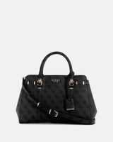 Cartera Leona Logo Multi Comp Satchel Negro