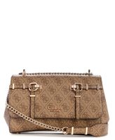 Cartera Leona Logo Convrtbl Xbody Flap Café