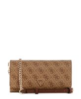 Cartera Noelle Ii Xbody Flap Organizer Café Marrón