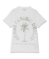 Polera Ss Bsc Guess Cls Design Tee Blanco