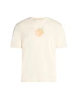 Polera Cn Ss Art Print Tee Beige Hombre