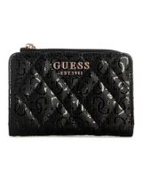 Billetera Guess Mujer Isemay Slg Zip Arnd Card Case Negro