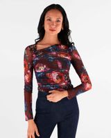 Polera Guess Mujer Ls Bernardette Multicolor