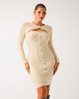 Vestido Ls Shrug Cable Daphne Multicolor Mujer