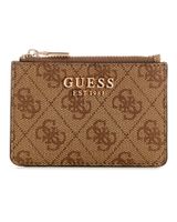 Monedero Guess Mujer Laurel Ii Slg Credit Card Case Café Claro