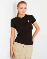Polera Guess Mujer Ss Cn Mini Triangle Tee Negro