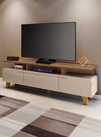 Rack Siena Tv 70"" 2.0 Off White Castaño